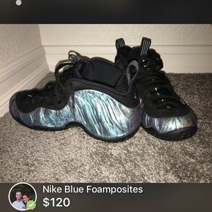 Blue Nike Foamposites